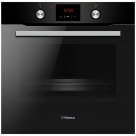 ჩასაშენებელი ელექტრო ღუმელი Hansa BOES684001, 3500W, 77L, Built-In Electric Oven, Black