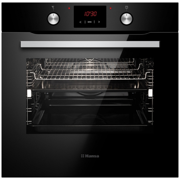 ჩასაშენებელი ელექტრო ღუმელი Hansa BOES684001, 3500W, 77L, Built-In Electric Oven, Black