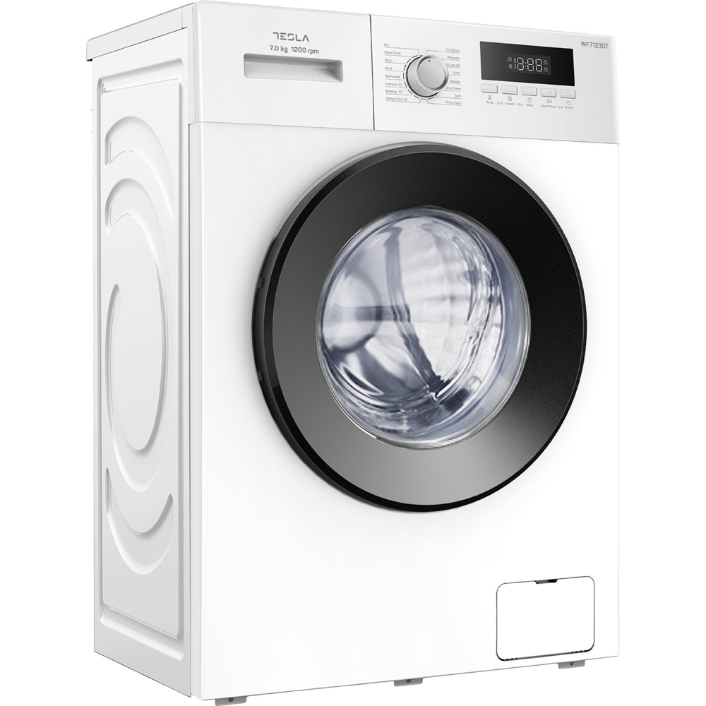 Washing Machine Tesla WF71230T, 7Kg, 1200Rpm, C, 62Db, White