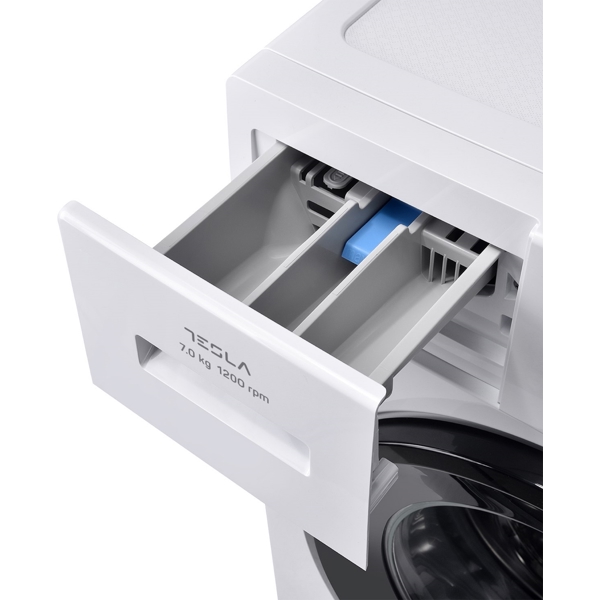 Washing Machine Tesla WF71230T, 7Kg, 1200Rpm, C, 62Db, White