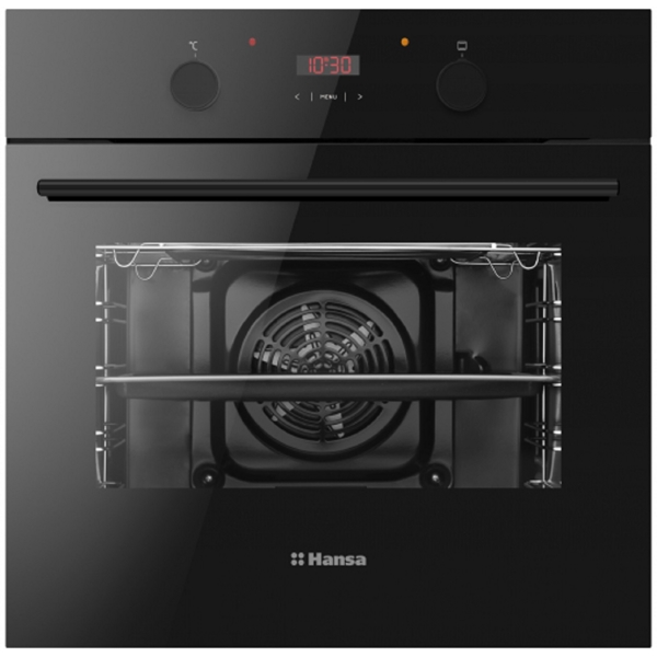 ჩასაშენებელი ელექტრო ღუმელი Hansa BOES68401, 2900W, 65L, Built-In Electric Oven, Black