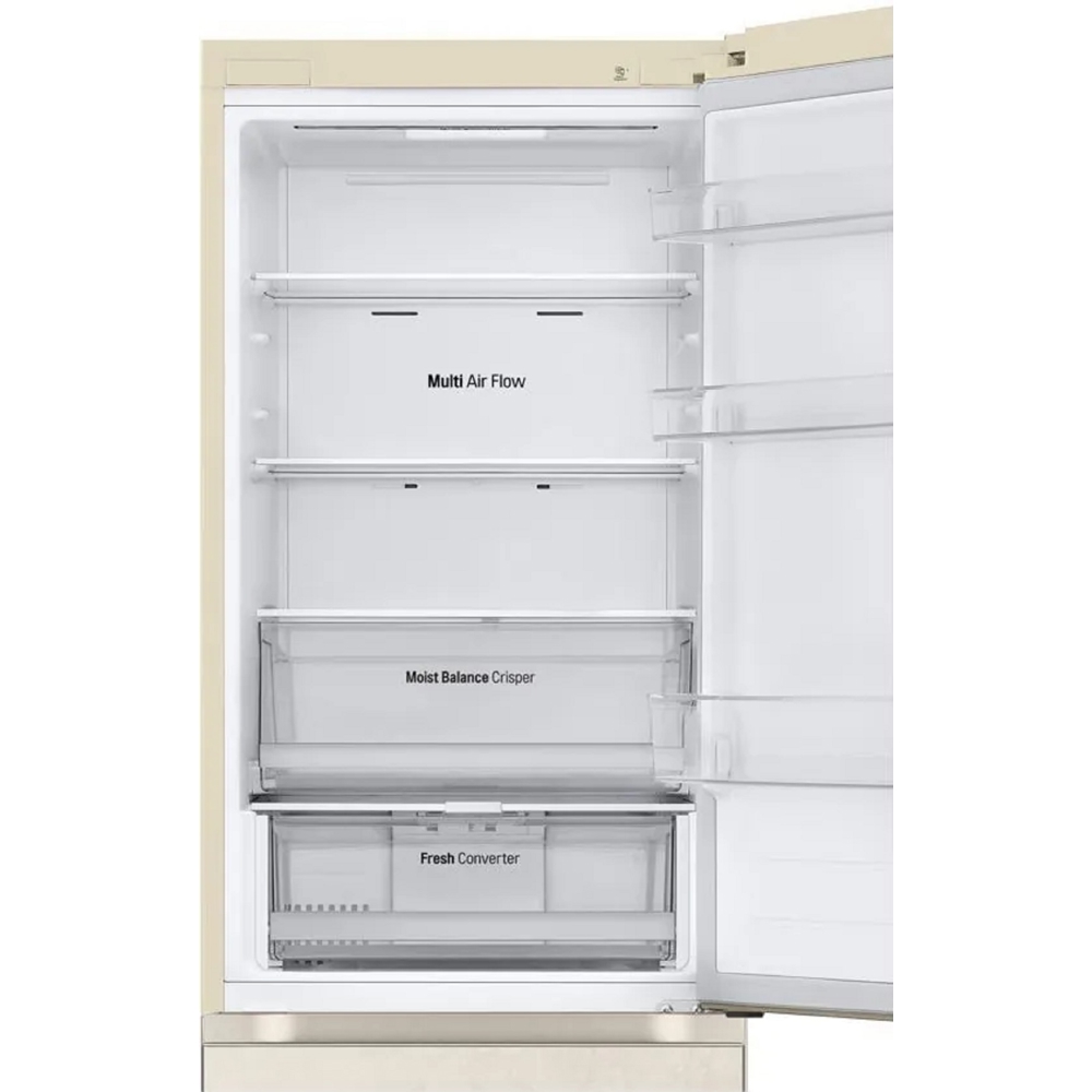 მაცივარი LG GR-B459FVFW.ASEQMER, 344L, A++, 35Db, No Frost, Refrigerator, Beige