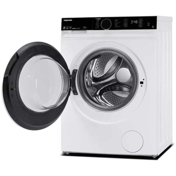 სარეცხი მანქანა Toshiba TW-BK100GF4UZ(WK), 9Kg, 1400Rpm, A+++, 48dB, Washing Machine, White