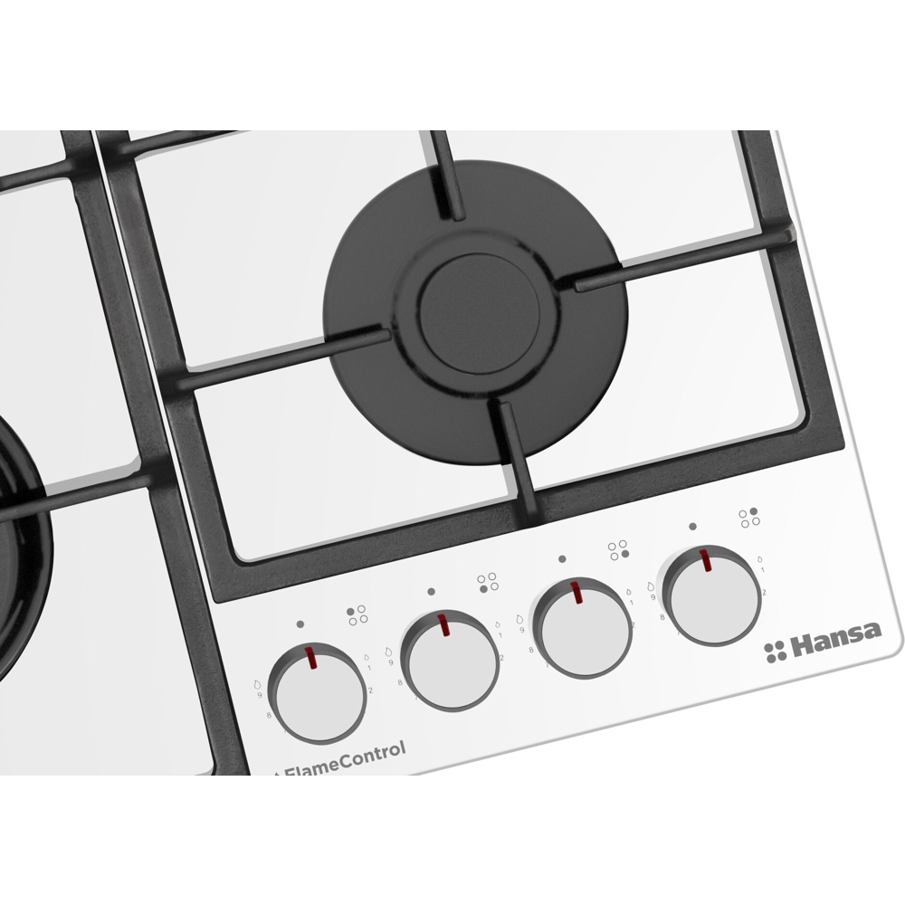 Built-in Gas Cooktop Hansa BHKW6718511, White