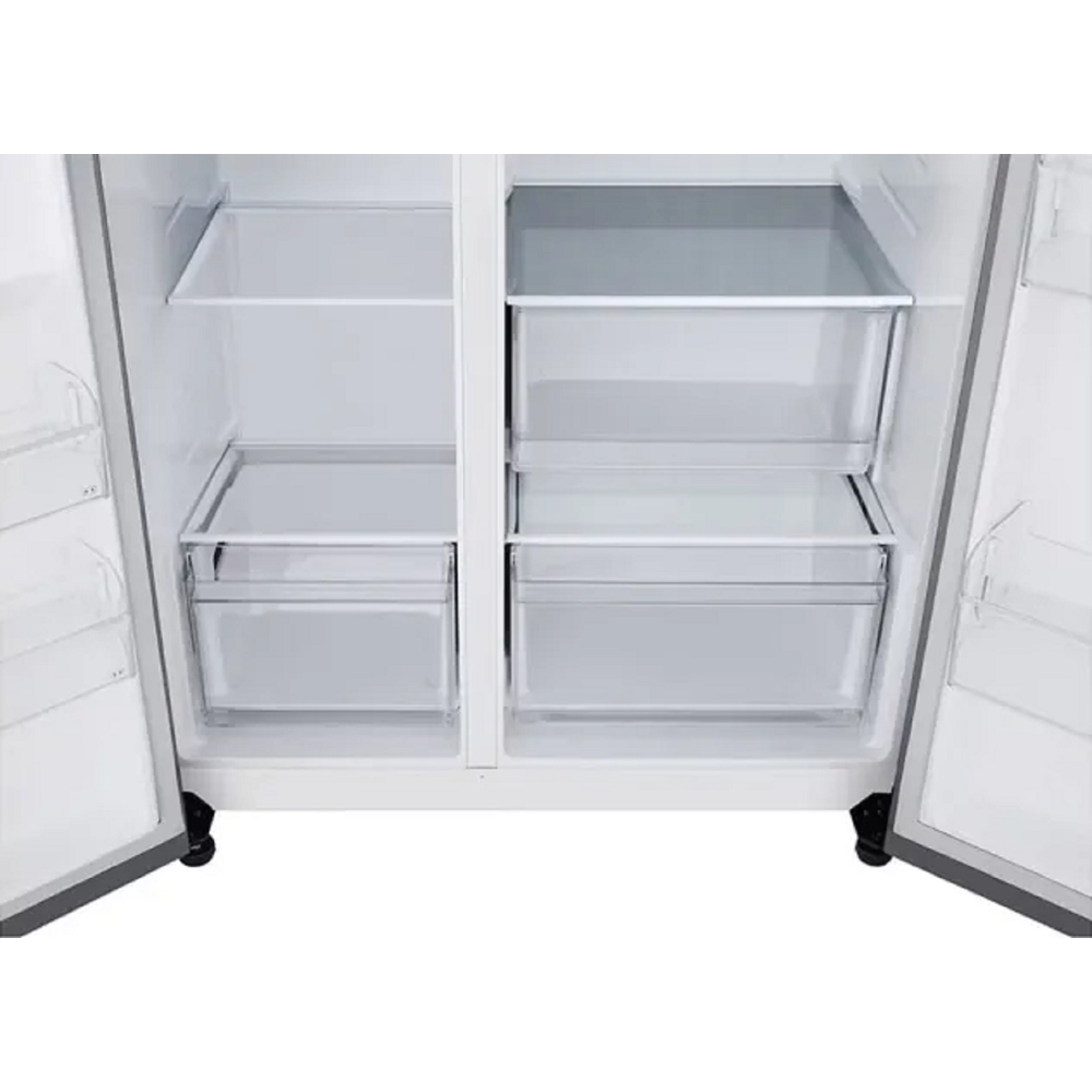 Refrigerator LG GR-B257KLJW.APYQMER, 625L, A+, No Frost, Silver