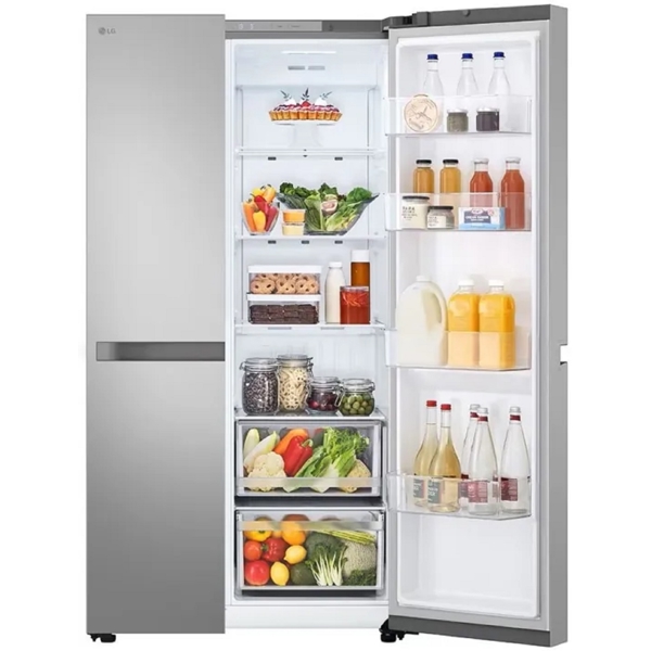 მაცივარი LG GR-B257KLJW.APYQMER, 625L, A+, No Frost, Refrigerator, Silver