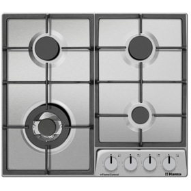 ჩასაშენებელი გაზის ქურის ზედაპირი Hansa BHGI63170, Built-in Gaz Cooktop, Stainless Steel