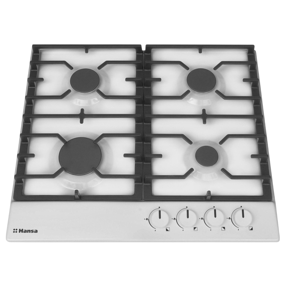 ჩასაშენებელი გაზის ქურის ზედაპირი Hansa BHGW630301, Built-in Gas Cooktop, White