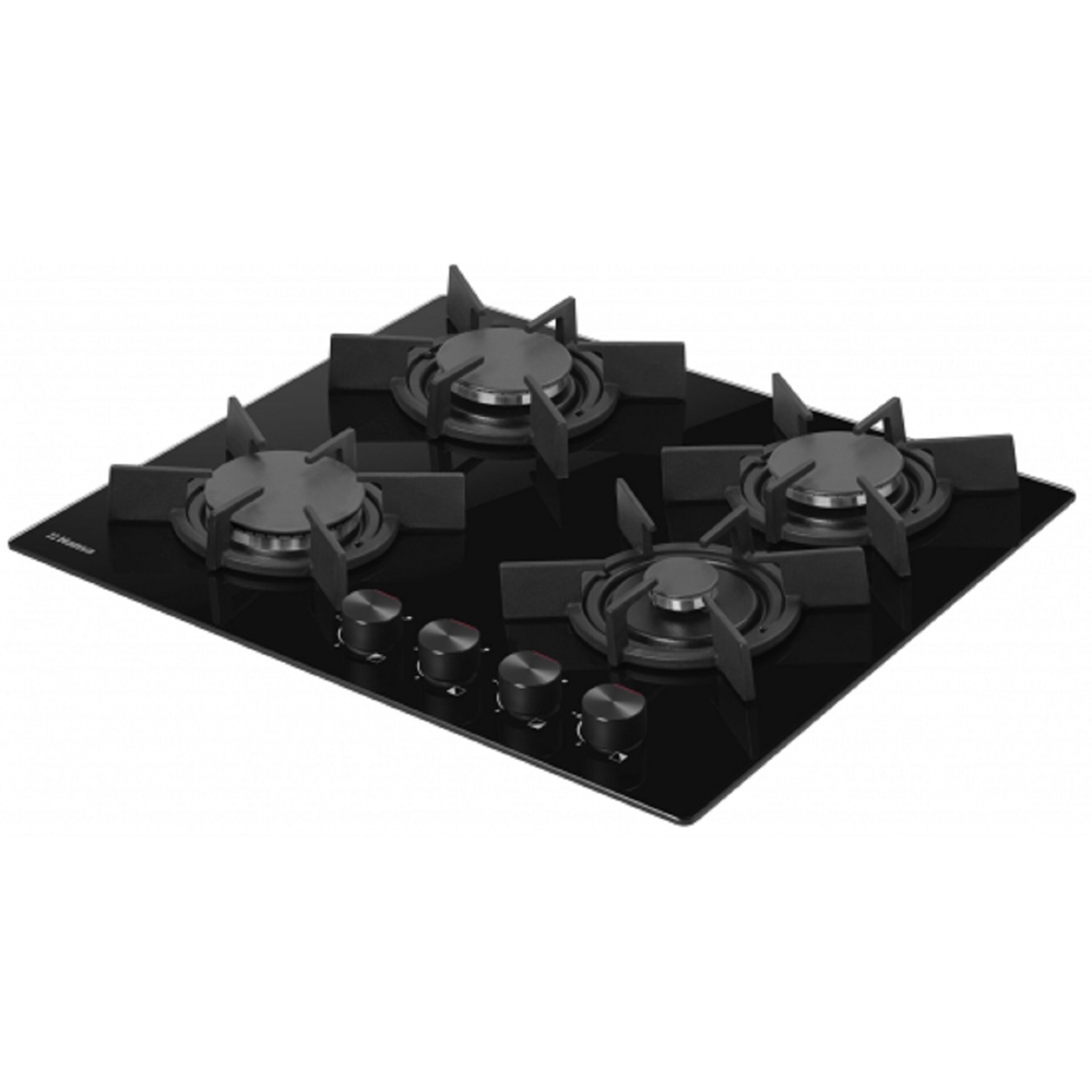 Built-in Gas Cooktop Hansa BHKS630700, Black