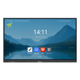 ინტერაქტიული ეკრანი Allscreen Interactive Flat Panels DW75HT311D V2 T Series, 75”, Android 13, RAM 8GB, 128GB, Smart Board, Black