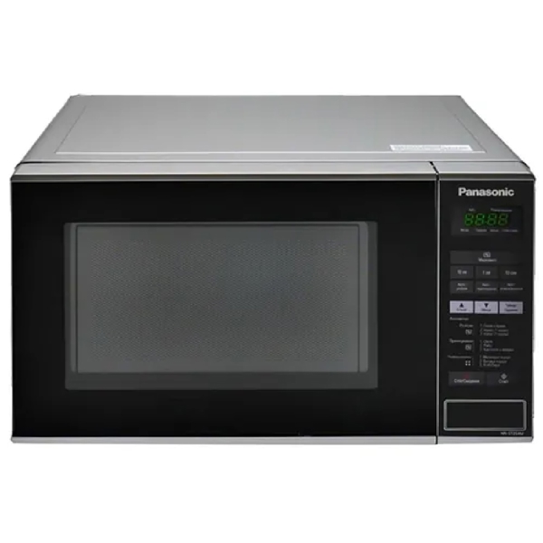 მიკროტალღური ღუმელი Panasonic NN-ST254MZUE, 20L, 800W, Microwave Oven, Black/Silver