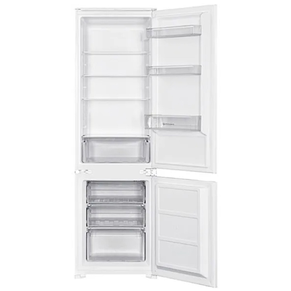 ჩასაშენებელი მაცივარი Hoffmann DEBI-178, 249L, E, 39Db, No Frost, Built-in Refrigerator, White 