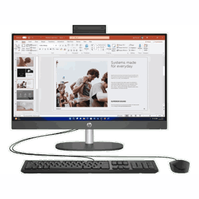 All In One კომპიუტერი HP A10LYEA Pro One 240 G10, 23.8", i5-1334U, 16GB, 512GB SSD, Integrated, Black