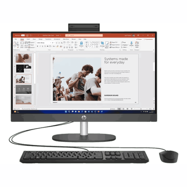 All In One Computer HP A10LYEA Pro One 240 G10, 23.8", i5-1334U, 16GB, 512GB SSD, Integrated, Black