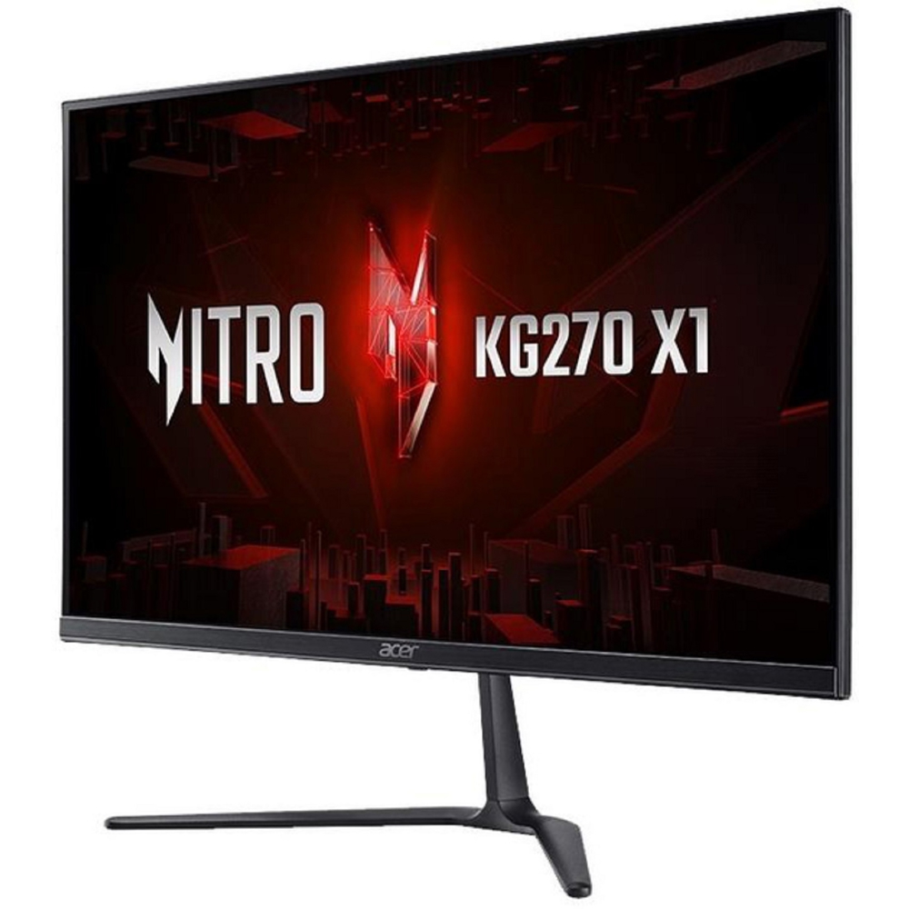 მონიტორი Acer UM.HX0EE.108 KG0 Nitro, 27", Monitor, FHD, IPS, HDMI, DP, Black