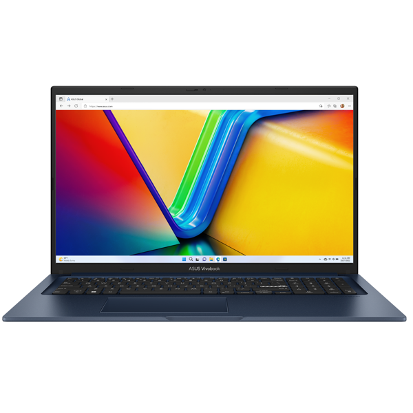 ნოუთბუქი Asus 90NB10V2-M00PC0 Vivobook 17, 17.3", i5-1334U, 16GB, 512GB SSD, Integrated, Quiet Blue