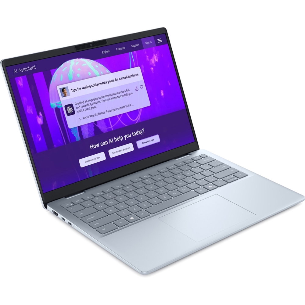 Notebook Dell DB14250 14 Plus, 14", Ultra 9-288V, 32GB, 1TB SSD, Integrated, W11P, Ice Blue