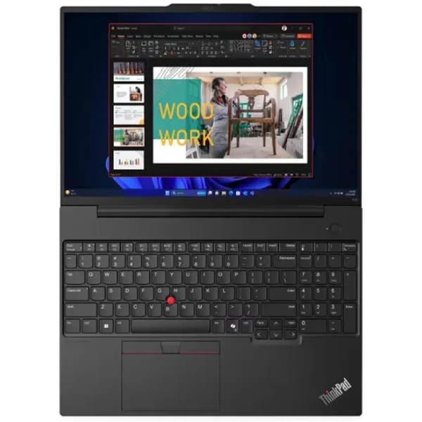 ნოუთბუქი Lenovo 21MA009UGX ThinkPad E16 G2, 16", Ultra 7-155U, 32GB, 1TB SSD, Integrated, Black