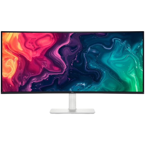 მონიტორი Dell 210-BQWR S3425DW, 34", Curved Monitor, WQHD, VA, HDMI, USB-C, Silver