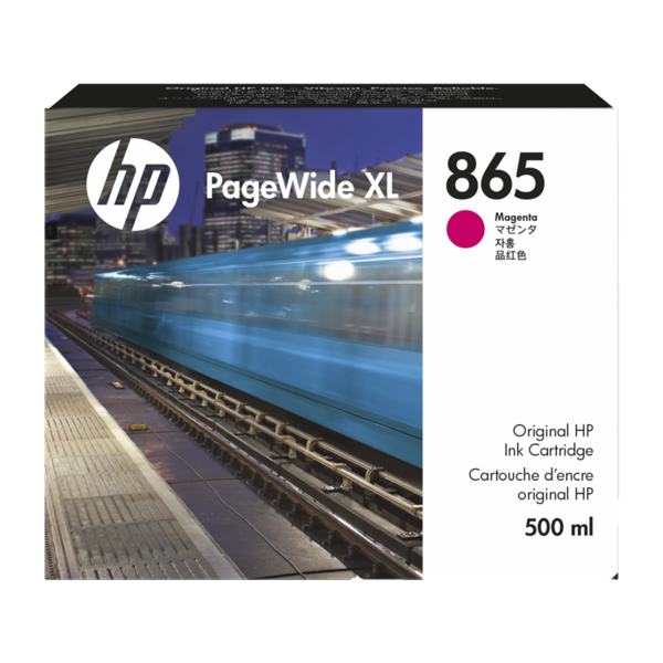 კარტრიჯი HP 3ED83A 865 PageWide XL, Ink Cartridge, 500Ml, Magenta