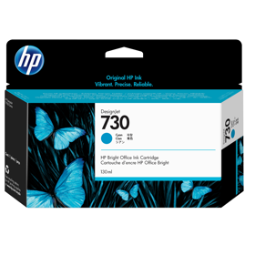 კარტრიჯი HP P2V62A 730 DesignJet, Ink Cartridge, 130ml, Cyan