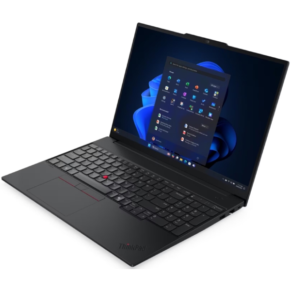 ნოუთბუქი Lenovo 21TF004QGX Thinkpad E16 G3, 16", Core 7-240H, 16GB, 512GB SSD, Integrated, Black