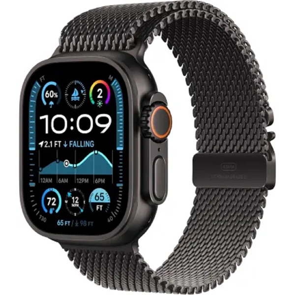 სმარტ საათი Apple MX5V3RB/A Watch Ultra 2, 1.92", IP6X Waterproof, Bluetooth, Wi-Fi, Smart Watch, Black