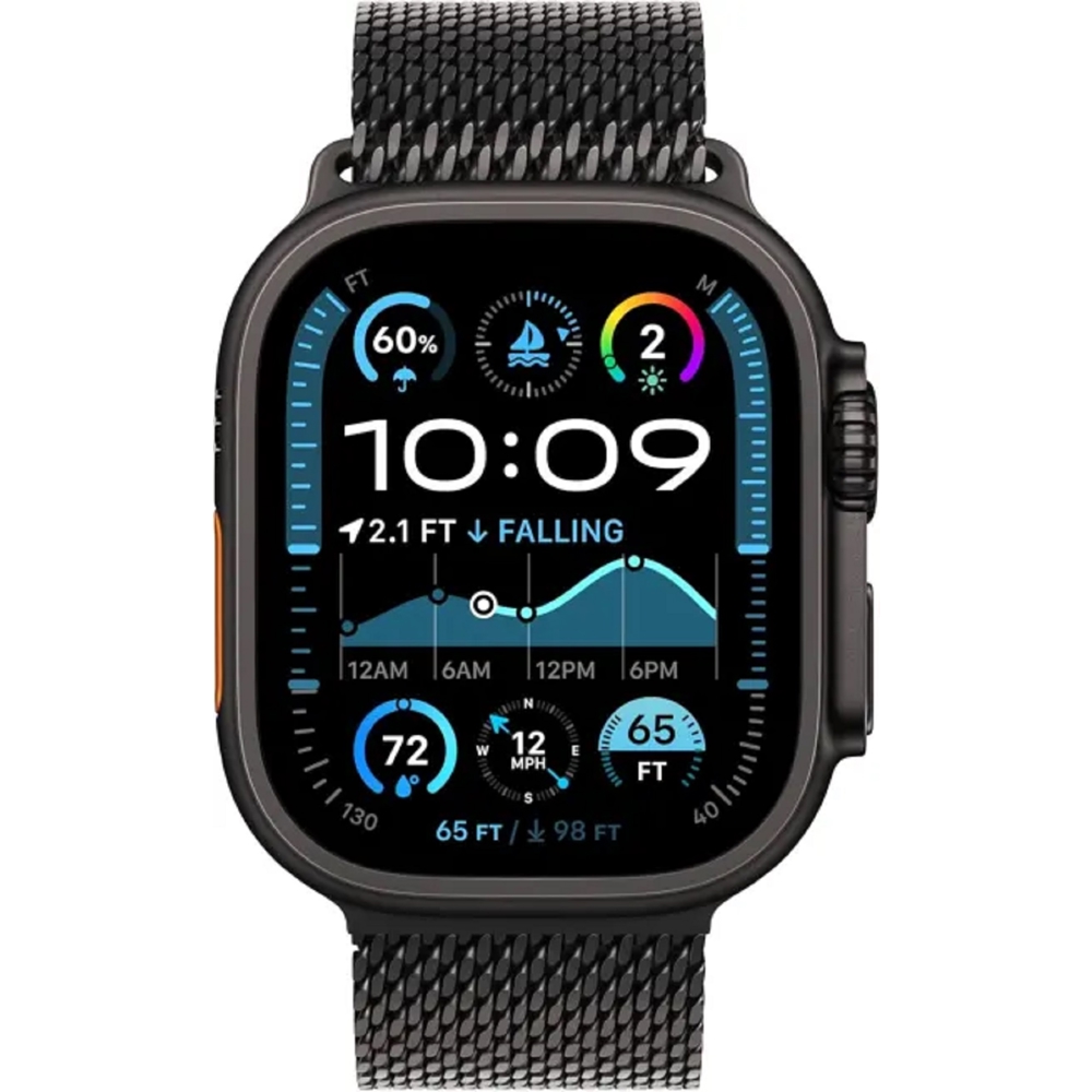სმარტ საათი Apple MX5V3RB/A Watch Ultra 2, 1.92", IP6X Waterproof, Bluetooth, Wi-Fi, Smart Watch, Black