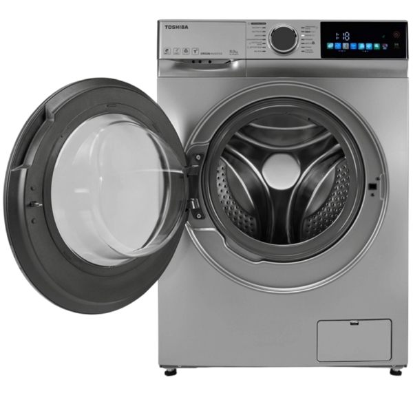სარეცხი მანქანა Toshiba TW-BN90C4UZ(SK), 8Kg, 1400Rpm, A, 72dB, Washing Machine, Silver