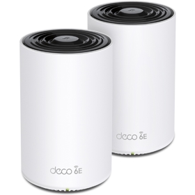 როუტერი TP-Link DECO XE75(2-PACK), 2402Mbps, Home Mesh WiFi 7 System, White