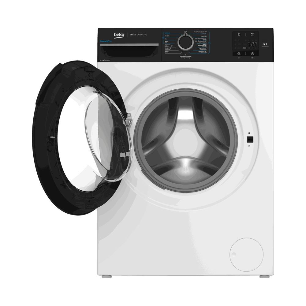 Washing Machine Beko WM218C b300, 8Kg, 1400Rpm, A, 76dB, White