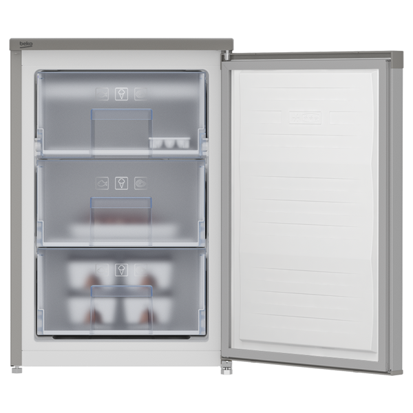 Freezer Beko RFNE102K20S, 85L, A, 42Dba, Silver