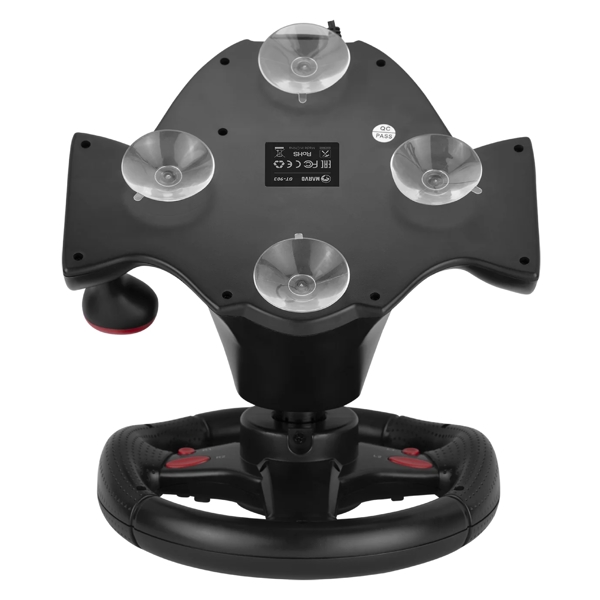 კომპიუტერული საჭე Marvo GT-903 ONAGA 30, Android, PS4, PS3, XBOX One, XBOX 360, Racing Wheel, Black