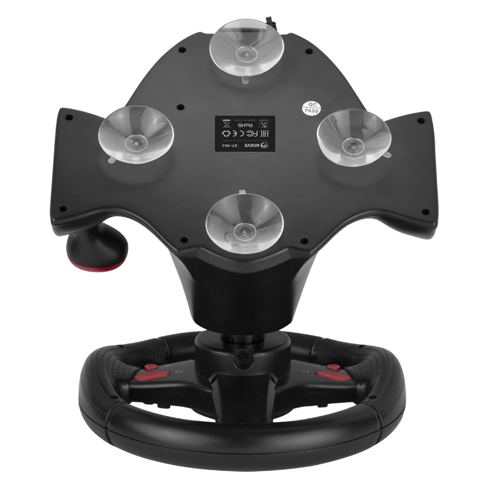 Racing Wheel Marvo GT-903 ONAGA 30, Android, PS4, PS3, XBOX One, XBOX 360, Black