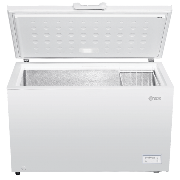 Freezer VOX BE1-400HLE, 371L, E, 40Dba, White