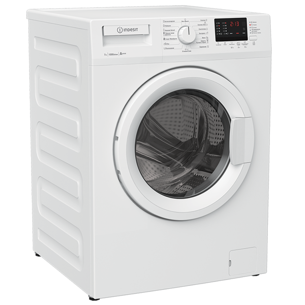 სარეცხი მანქანა Indesit WIN710W, 7Kg, 1000Rpm, A+++, 75dB, Washing Machine, White