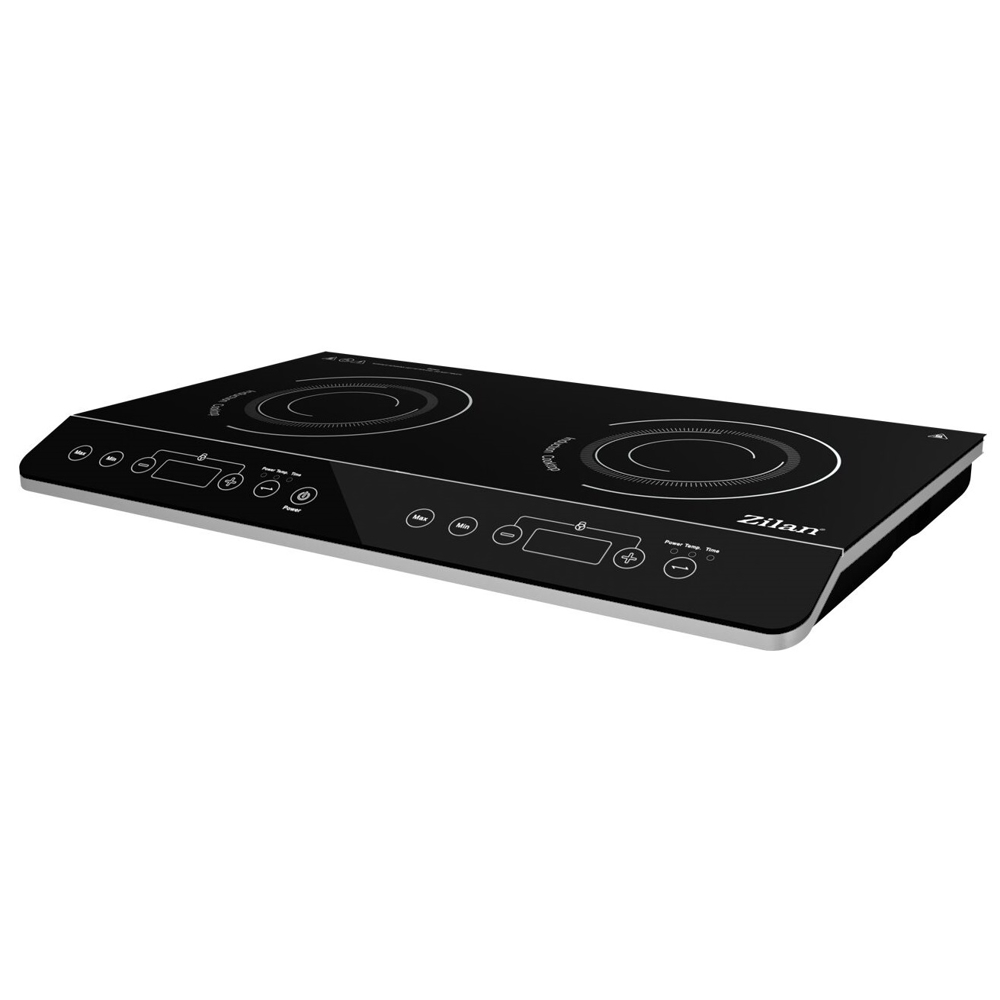 ინდუქციური ქურა Zilan ZLN8088, Induction Hob, Black