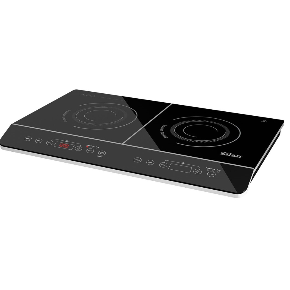 ინდუქციური ქურა Zilan ZLN8088, Induction Hob, Black