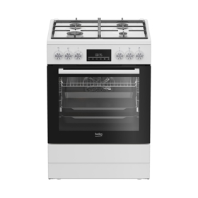 Gas Cooker Beko FBM 62330 GWDTN, 4 Gas, White