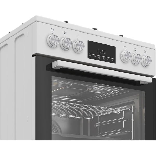 Gas Cooker Beko FBM 62330 GWDTN, 4 Gas, White