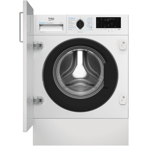 Built-in Washing Machine Beko B3WBT681415W b300, 8Kg, 1400Rpm, A, White