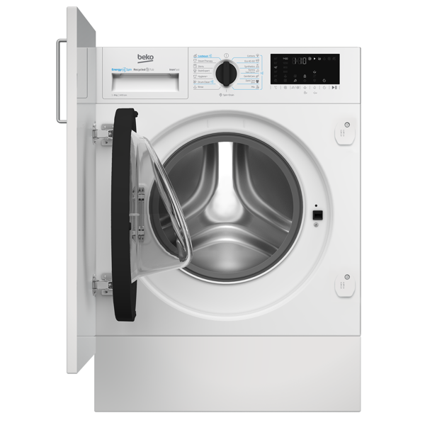 Built-in Washing Machine Beko B3WBT681415W b300, 8Kg, 1400Rpm, A, White