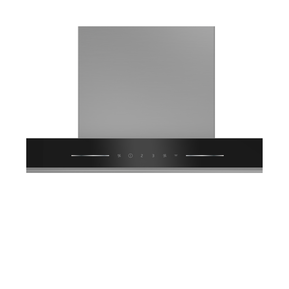 გამწოვი Beko BHCB66641BBHS, 710m³/h, Hood, Black/Silver