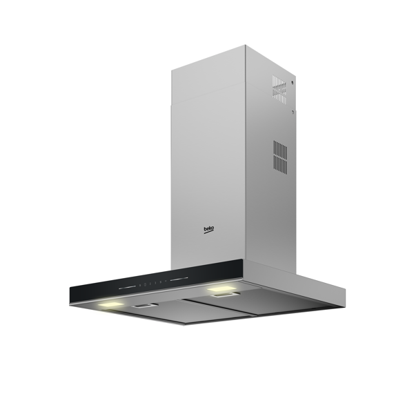 Hood Beko BHCB66641BBHS, 710m³/h, Black/Silver