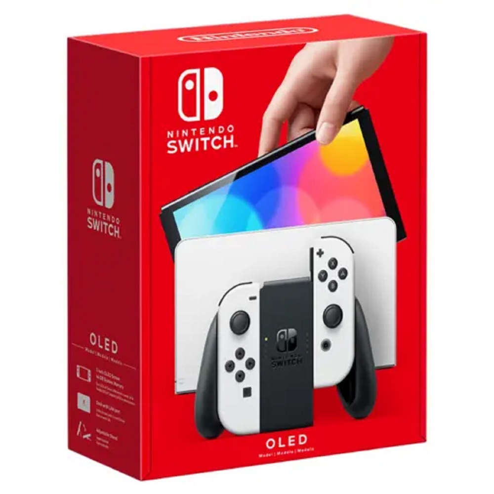პორტატული სათამაშო კონსოლი Nintendo HEG-S-KAAAA(EUR) Switch OLED, Console, Nvidia Tegra, 4GB, 64GB, Integrated, White