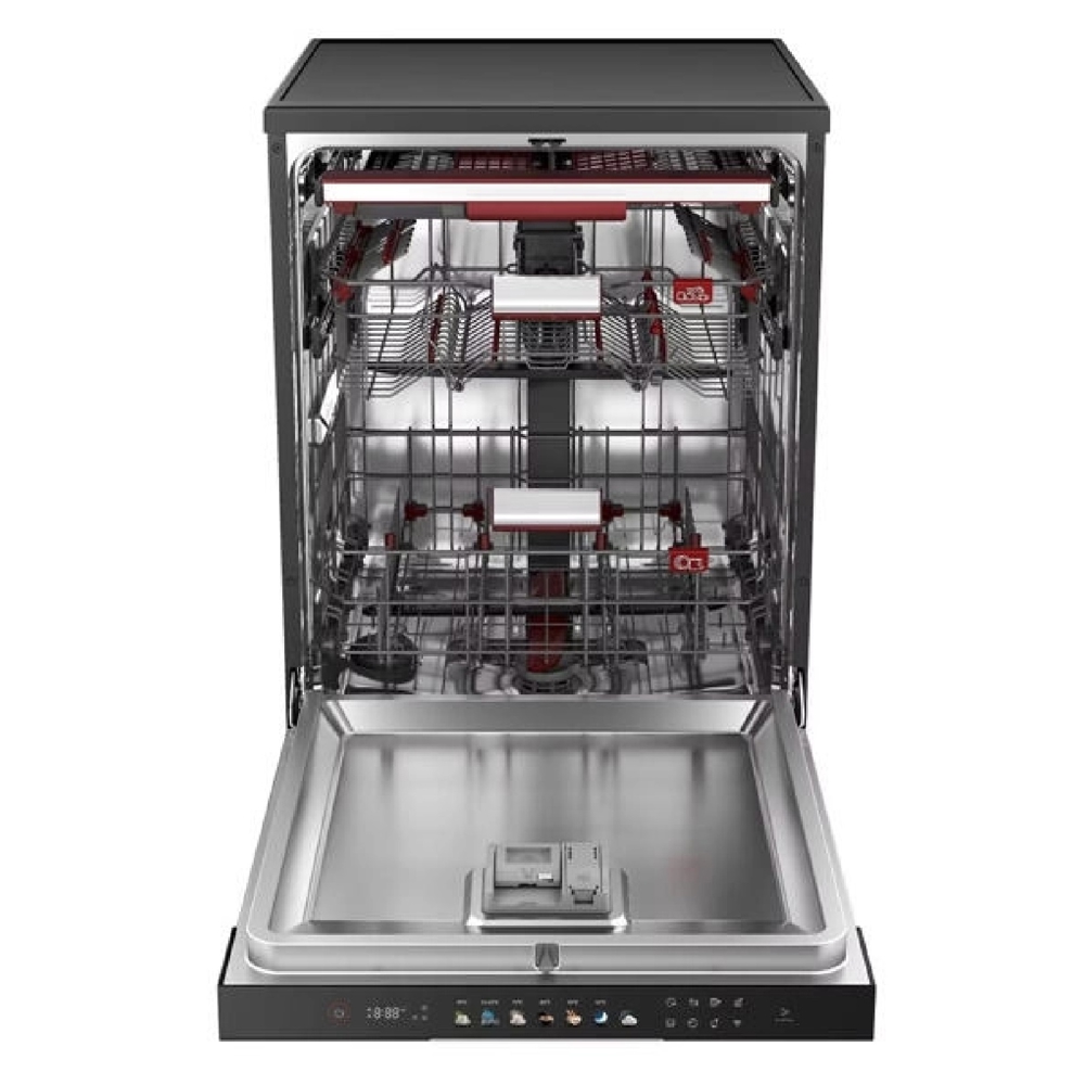 ჭურჭლის სარეცხი მანქანა Toshiba DW-16F1(BS)-CIS, A, 42Dba, Dishwasher, Black