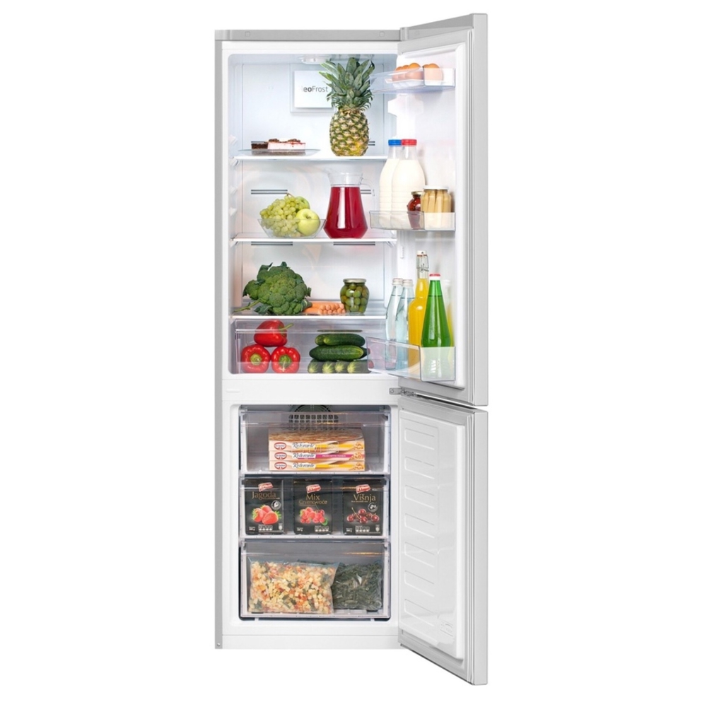 მაცივარი Beko RCNK270K20S, 270L, A+, No Frost, Refrigerator, Silver