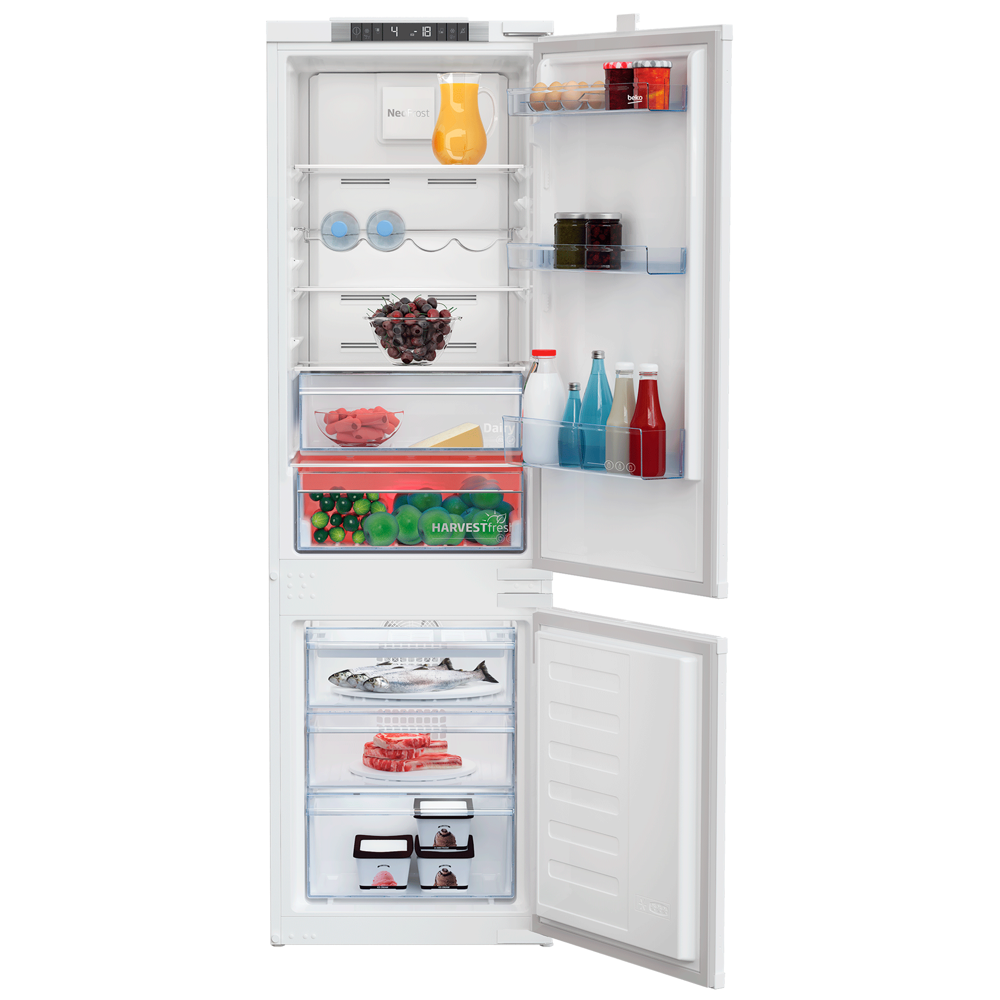 ჩასაშენებელი მაცივარი Beko BCNA275E3S b300, 275L, A++, 40db, No Frost, Built-in Refrigerator, White