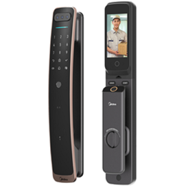 კარის ჭკვიანი საკეტი Midea BF550 PLUS, Smart Door Lock, Black