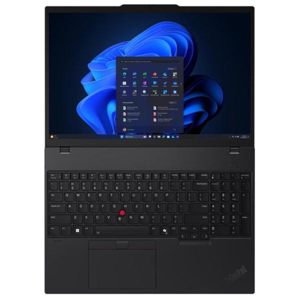 ნოუთბუქი Lenovo 21QE0063GX ThinkPad T16 G4, 16", Ultra 5-225U, 16GB, 512GB SSD, Integrated, Black